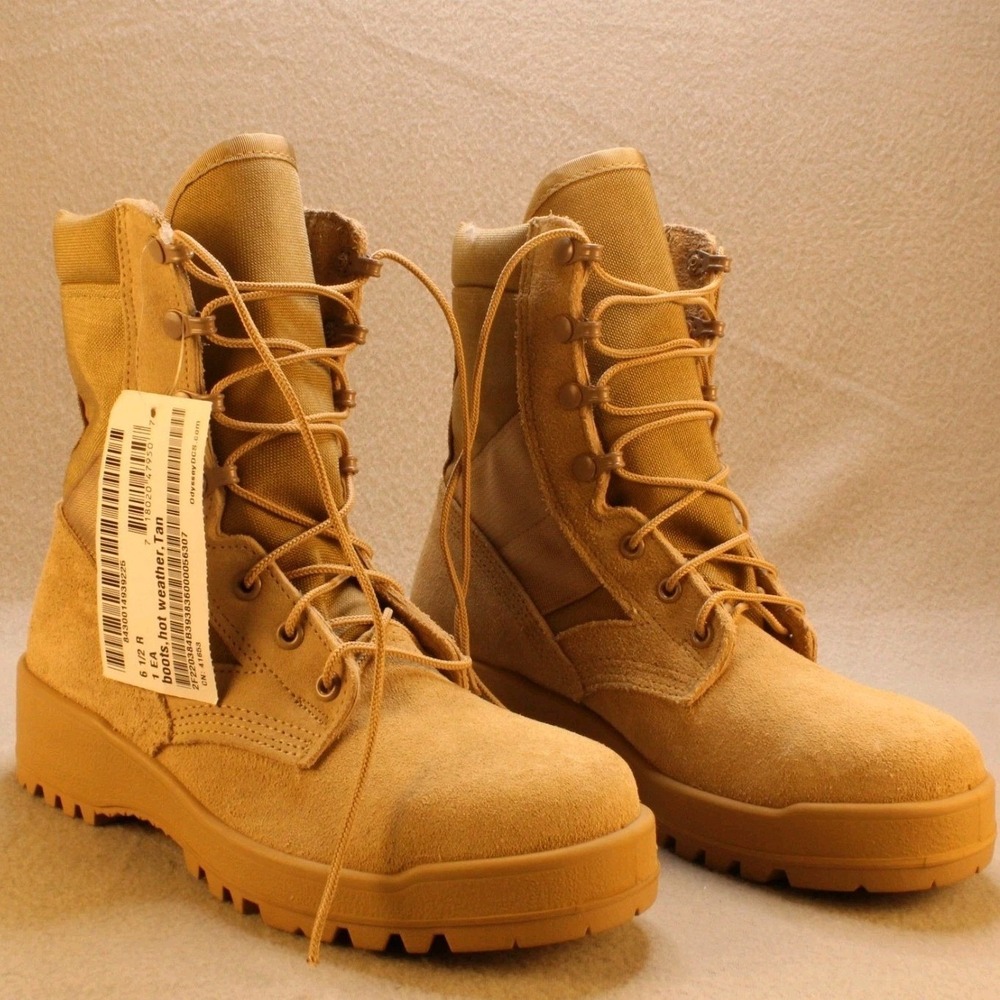 Belleville 8430 Hot‎ Weather Combat Boots 6.5R Vibram Sole Made USA Military